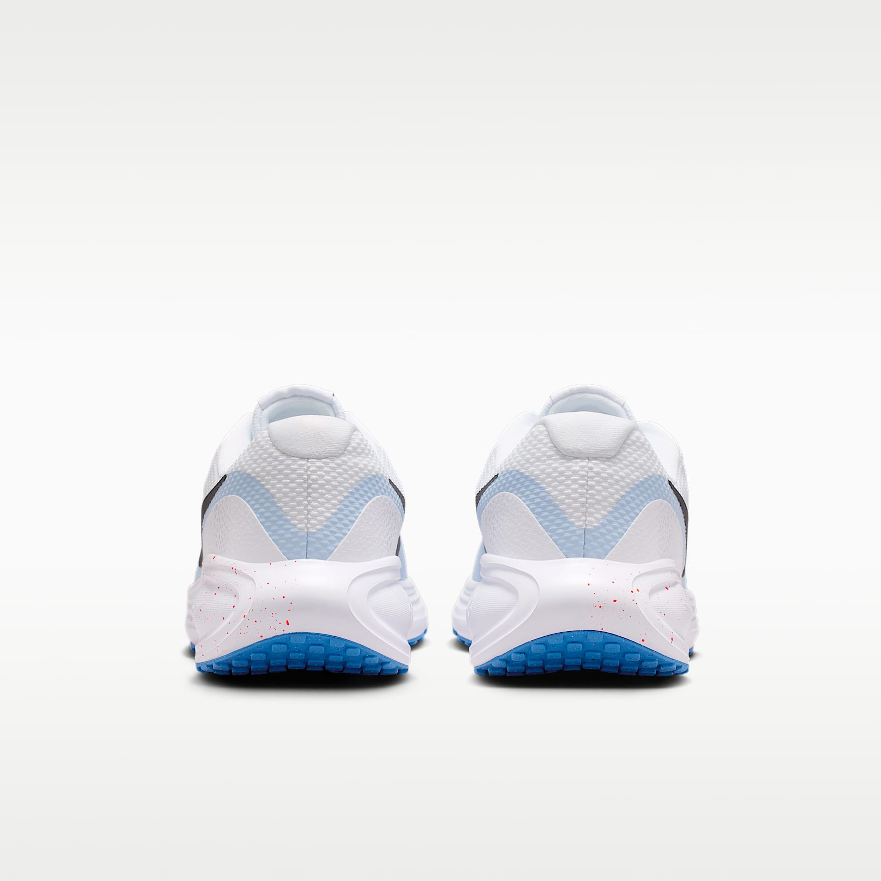 Nike Revolution 8 Straßenlaufschuh (Herren) – Weiß/Hydrogen Blue/Blue Crystal/Off Noir