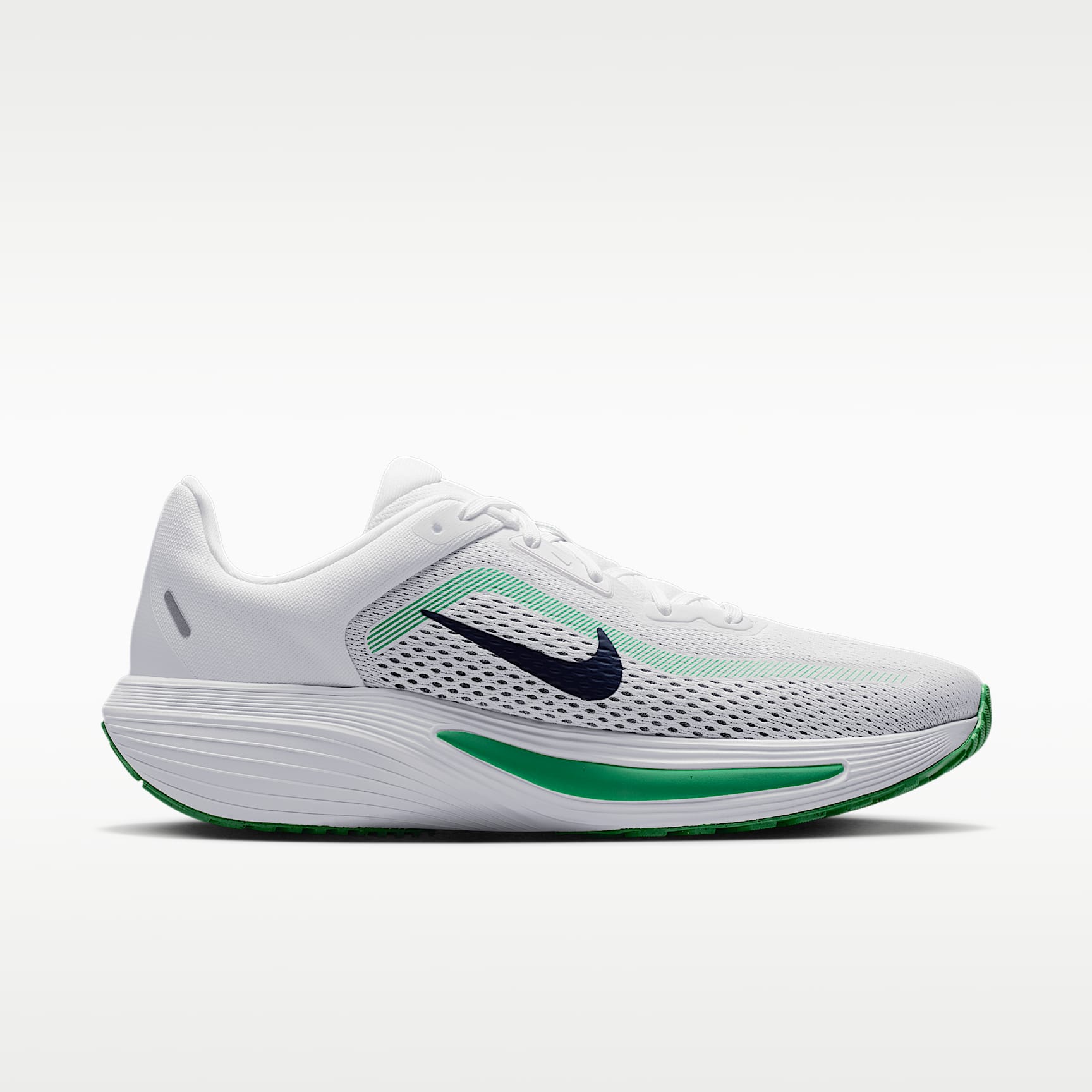 Nike Quest 7 Straßenlaufschuhe (Herren) – Weiß/Green Spark/Midnight Navy