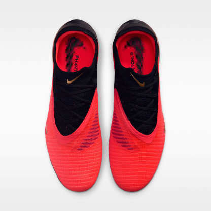 Nike Phantom 6 Low Elite Fußballschuh für Kunstrasen – Bright Crimson/Bright Crimson/Schwarz