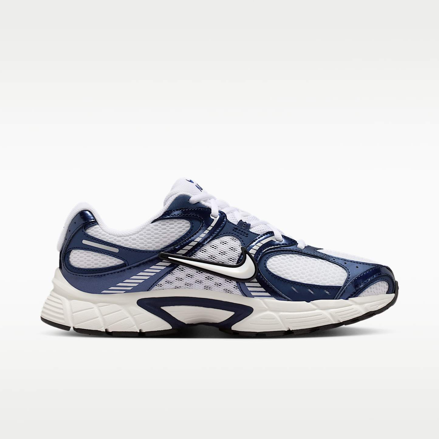 Nike V5 RNR Schuh (Herren) – Weiß/Midnight Navy/Metallic Silver/Weiß