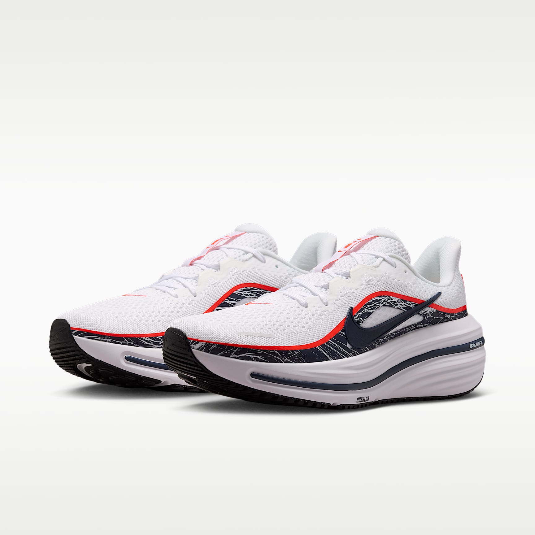 Nike Winflo 12 Straßenlaufschuh (Herren) – Weiß/Dynamic Yellow/Bright Crimson/Obsidian