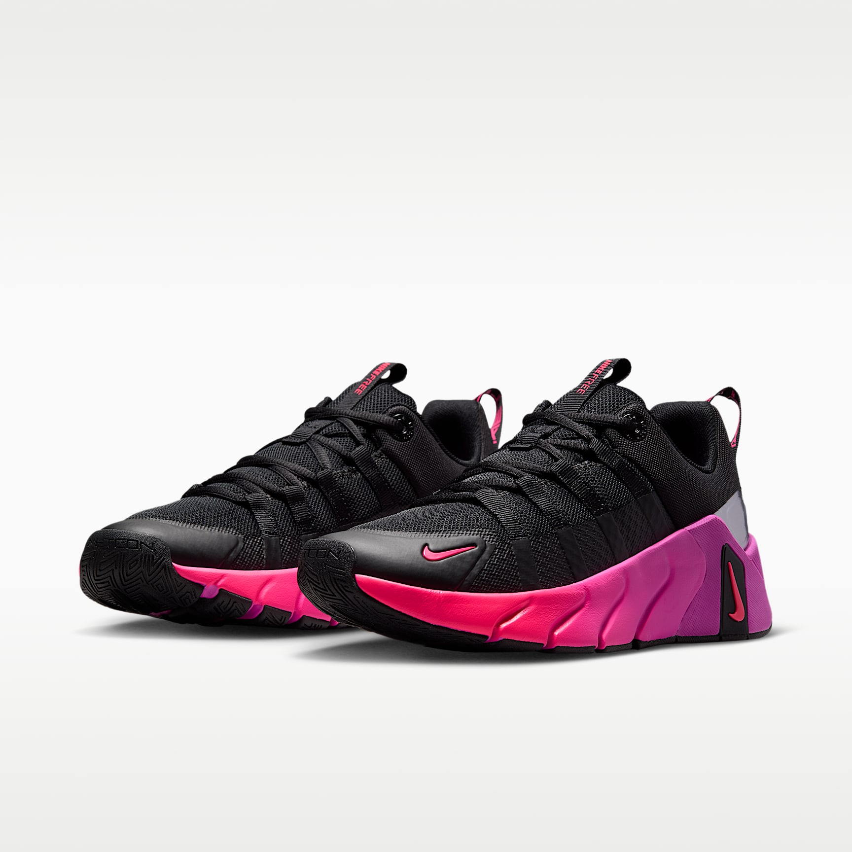 Nike Free Metcon 7 Trainingsschuhe (Damen) – Schwarz/Hyper Pink/Metallic Cool Grey/Fuchsia Blast