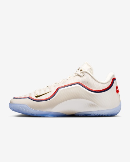 LeBron XXIII "Old Glory" Basketballschuh – Pale Ivory/University Red/Midnight Navy/Metallic Gold