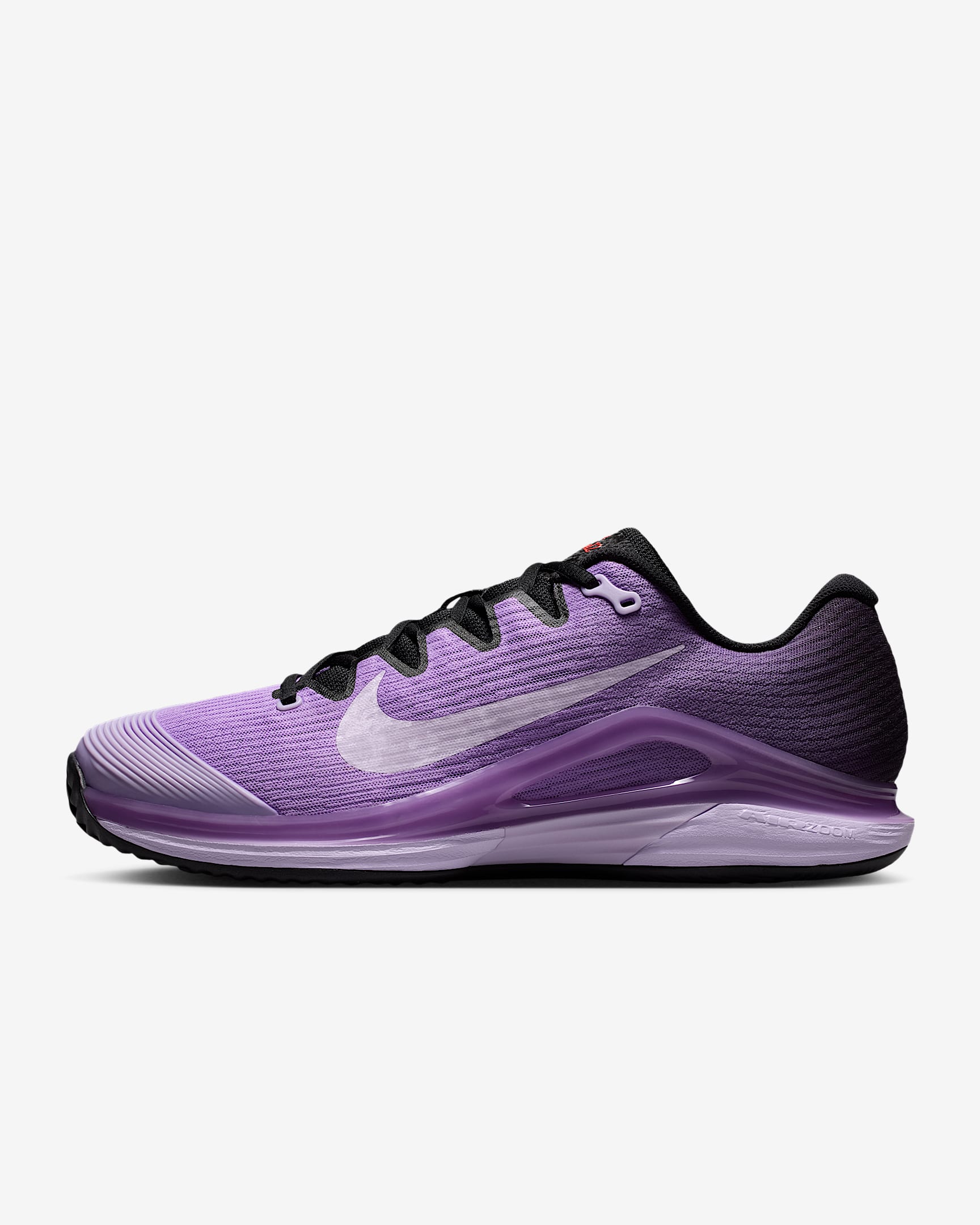 Nike Zoom Vapor 12 PRM Tennisschuhe für Clay Courts (Herren) – Bright Violet/Schwarz/Infrared 23/Violet Mist