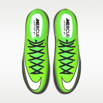 Nike Mercurial Vapor 17 Elite By You personalisierbarer Low-Top-Fußballschuh für normalen Rasen – Bright Crimson/Weiß [4505374220]