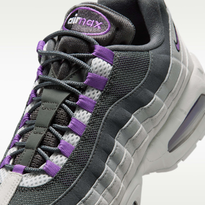 Nike Air Max 95 Big Bubble "OG" Schuh (Herren) – Photon Dust/Dark Grey/Grey Fog/Bright Violet