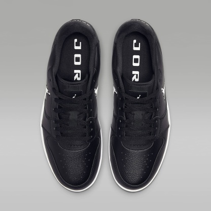 Jordan Court Connect Low Herrenschuhe – Schwarz/Weiß