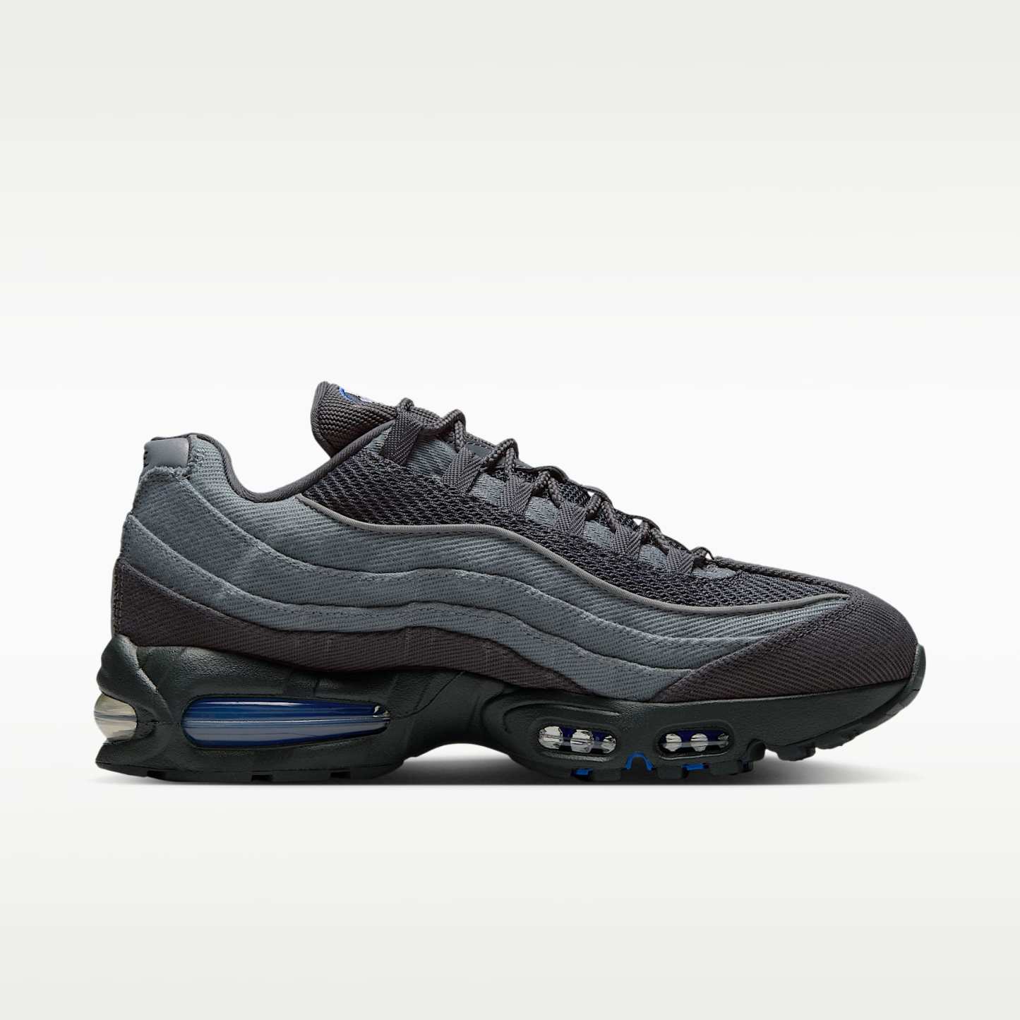 Nike Air Max 95 Big Bubble Schuh (Herren) – Smoke Grey/Anthracite/Schwarz/Racer Blue