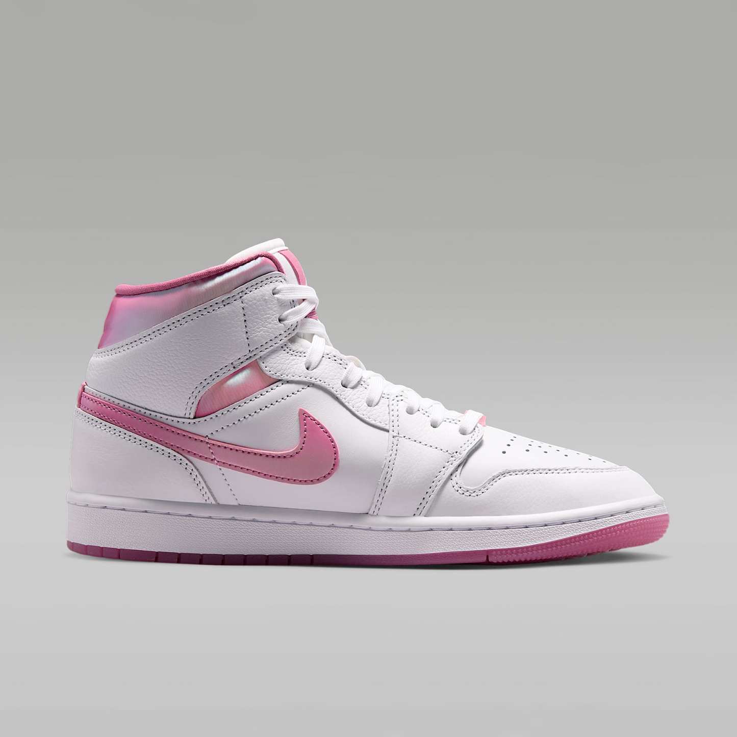 Air Jordan 1 Mid SE Schuh (Damen) – Weiß/Desert Berry