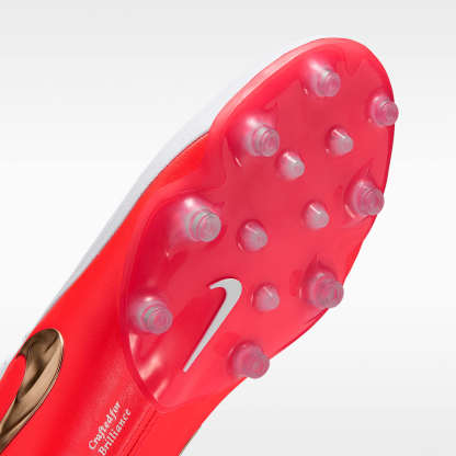 Nike Tiempo Maestro Elite Low Top Fußballschuh für Kunstrasen – Weiß/Bright Crimson/Blur