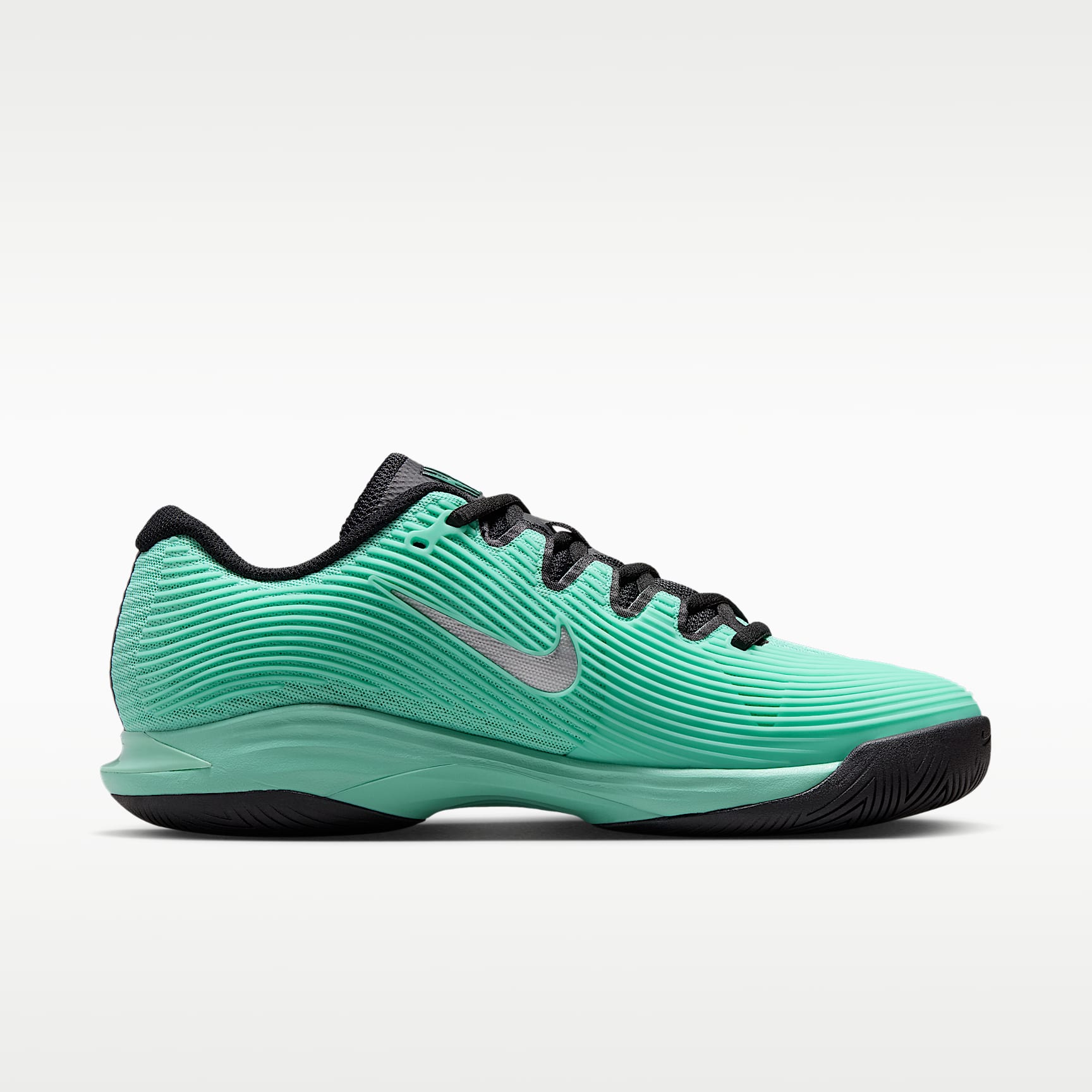 Nike Vapor 12 PRM Tennisschuh für Hartplätze (Damen) – Mint/Schwarz/Metallic Silver