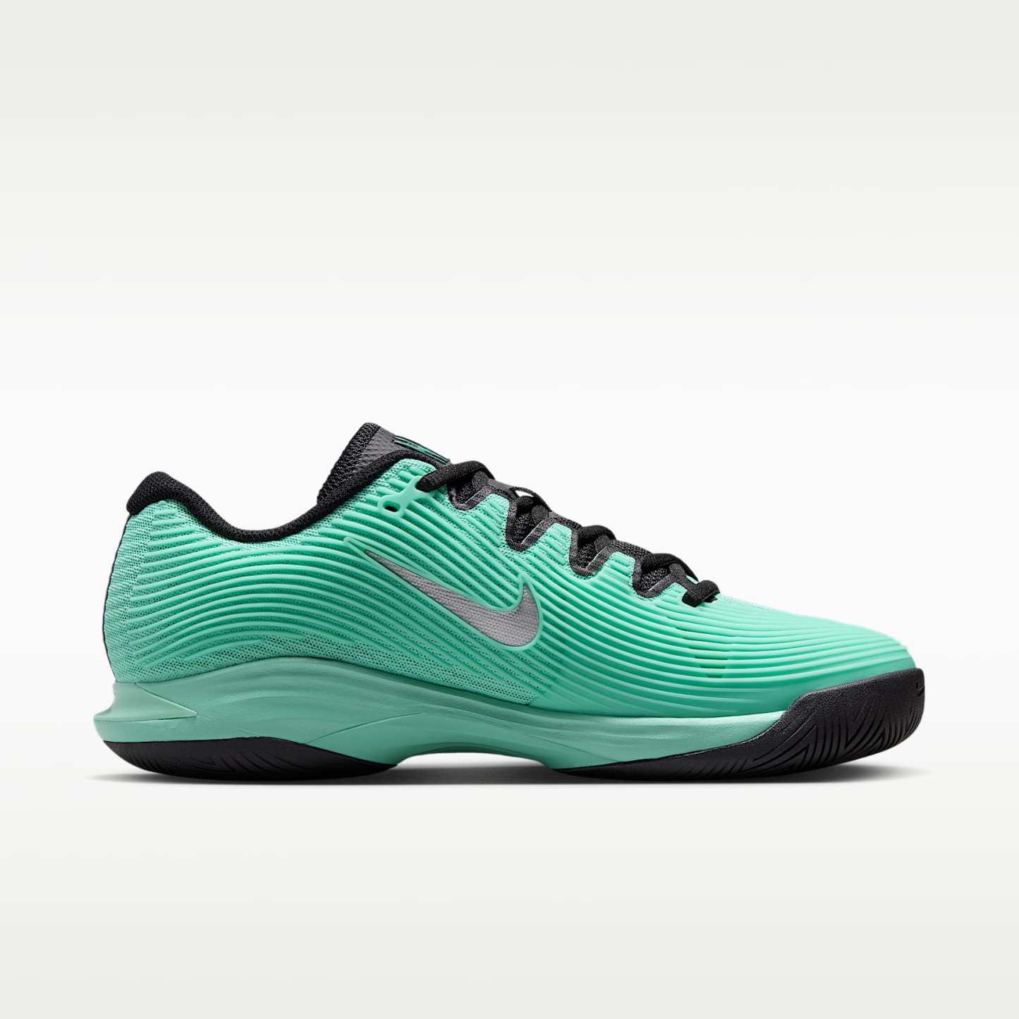 Nike Vapor 12 PRM Tennisschuh für Hartplätze (Damen) – Mint/Schwarz/Metallic Silver