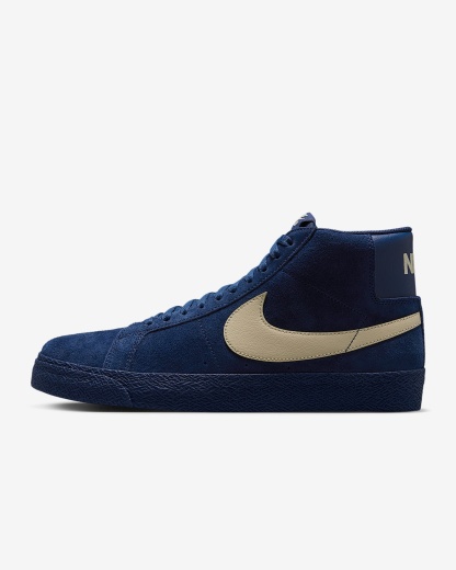 Nike SB Zoom Blazer Mid Skateboardschuh – Coastal Blue/Coastal Blue/Pale Yellow