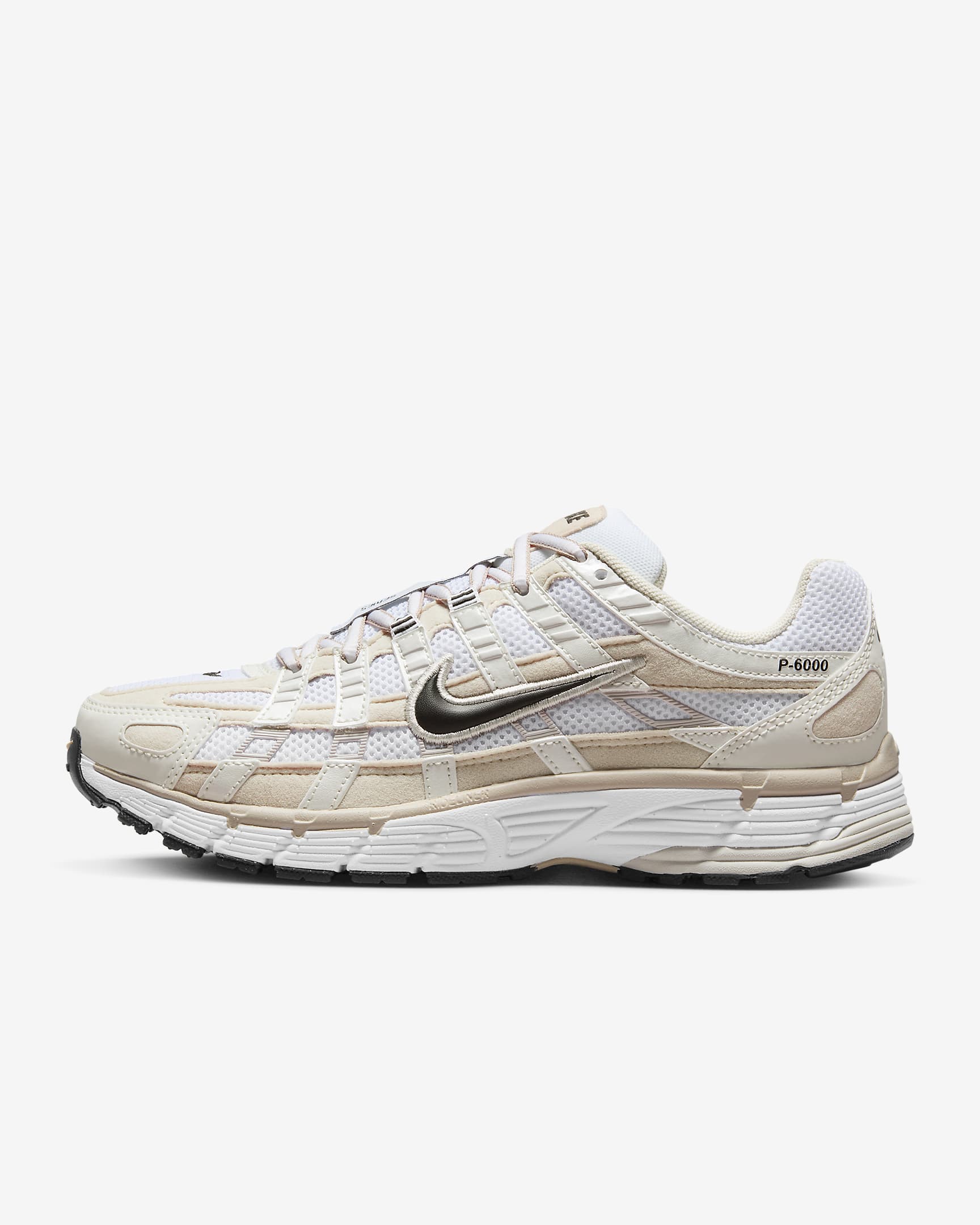 Nike P-6000 Damenschuh – Light Orewood Brown/Weiß/Metallic Summit White/Schwarz