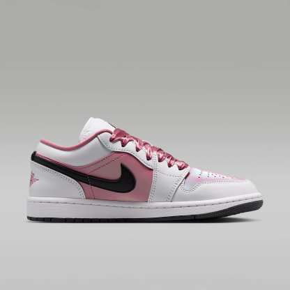 Air Jordan 1 Low SE Damenschuh – Weiß/Schwarz/Desert Berry