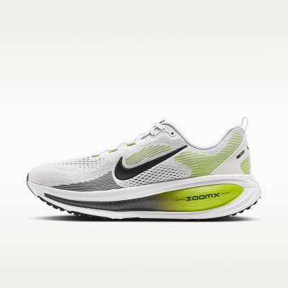 Nike Vomero 18 Straßenlaufschuh (Herren) – Weiß/Lemon Venom/Dark Grey/Schwarz