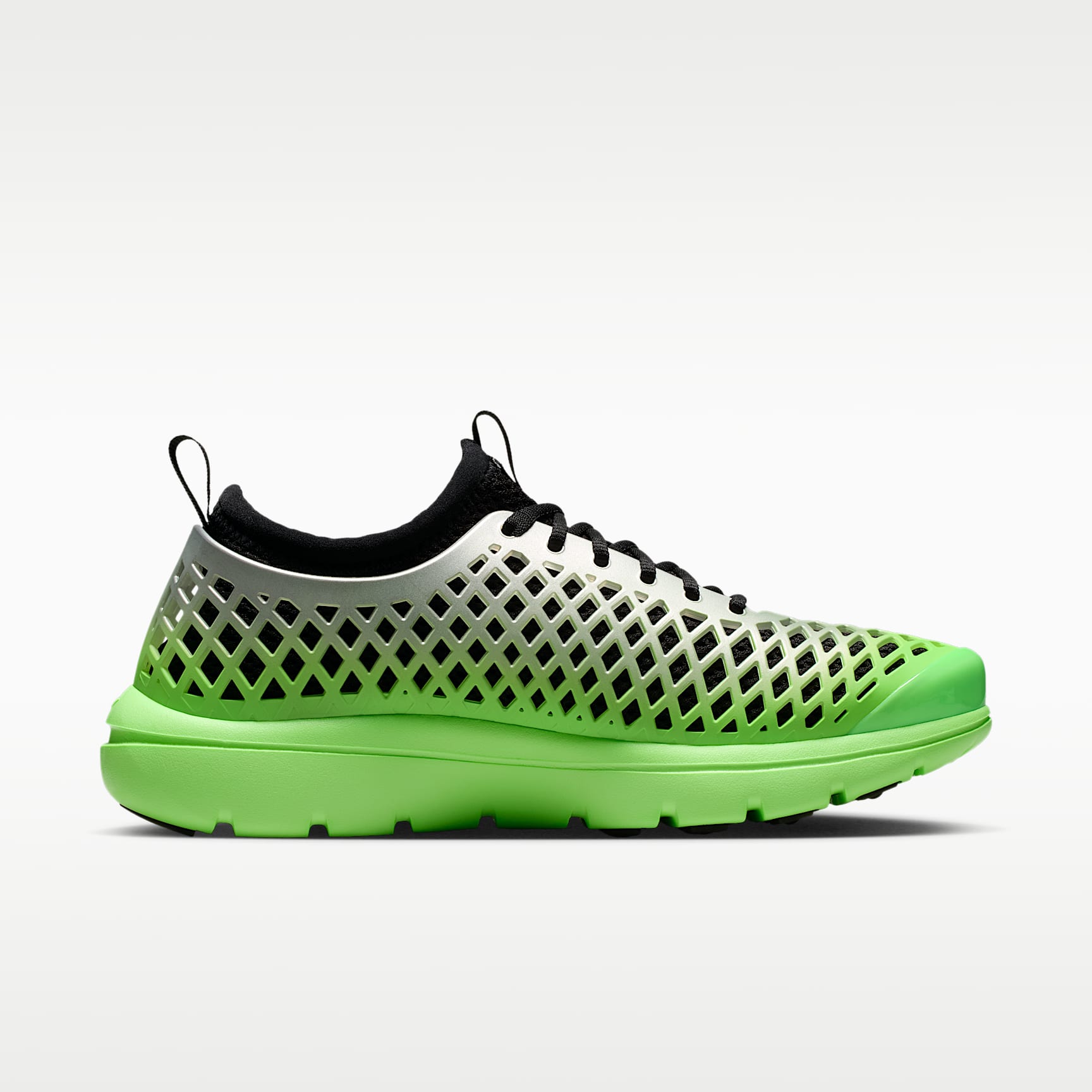 Nike Rejuven8 Run SP Schuh (Damen) – Metallic Silver/Voltage Green/Schwarz