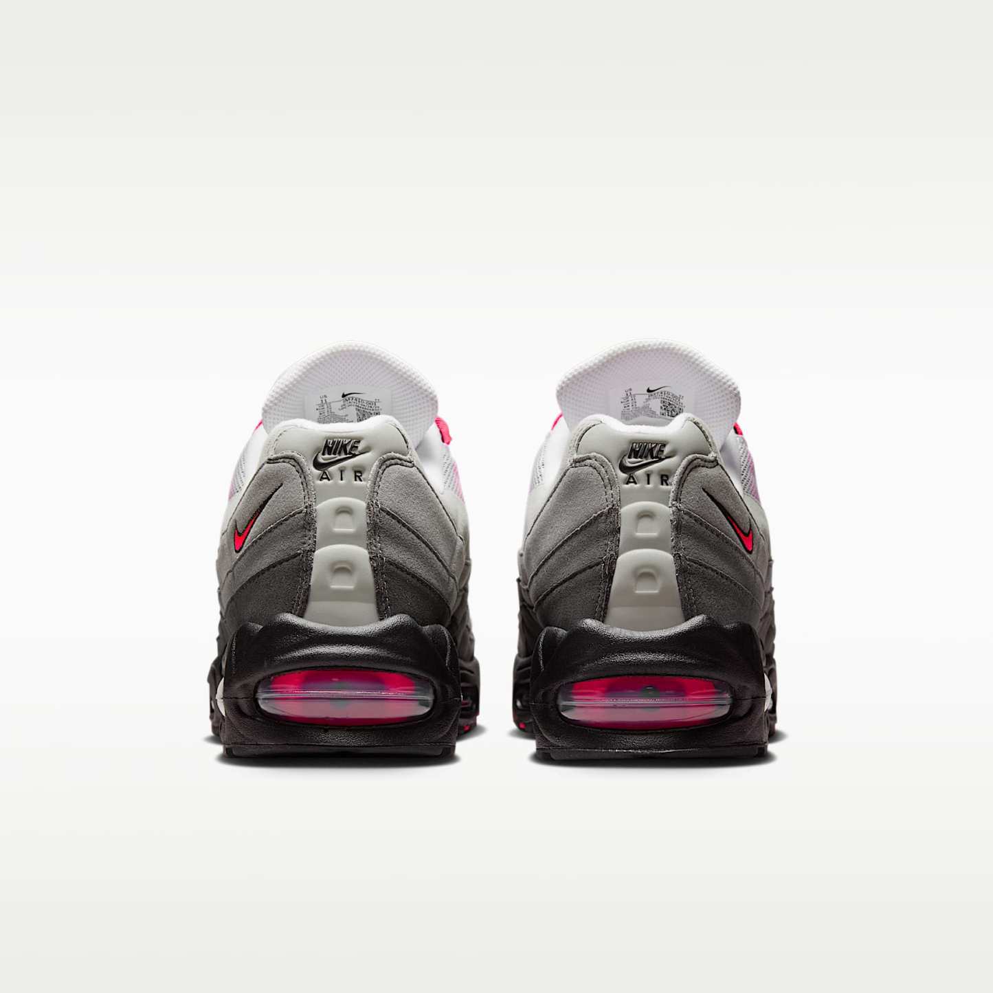 Nike Air Max 95 Big Bubble Schuh (Herren) – Schwarz/Medium Ash/Dark Pewter/Solar Red