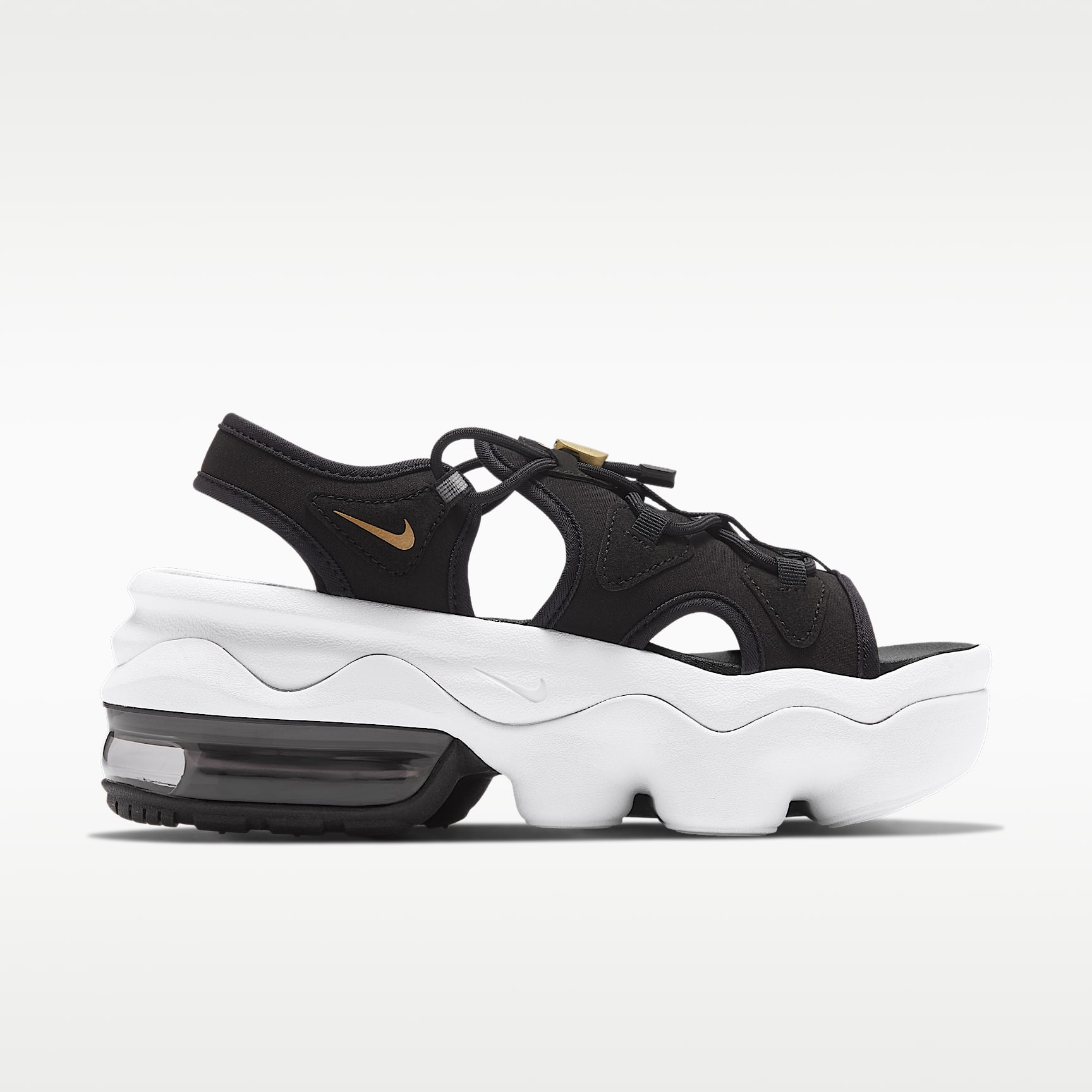 Nike Air Max Koko Damen-Sandale – Schwarz/Anthracite/Weiß/Metallic Gold