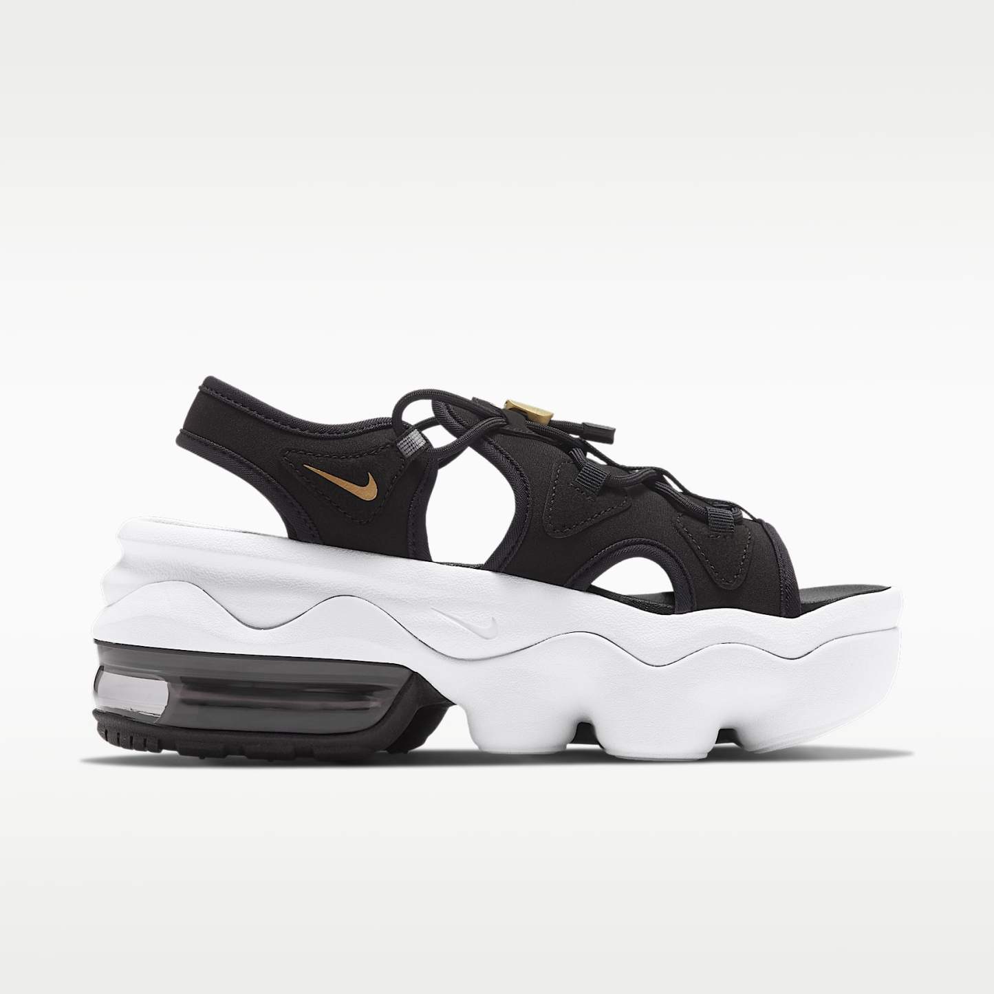 Nike Air Max Koko Damen-Sandale – Schwarz/Anthracite/Weiß/Metallic Gold