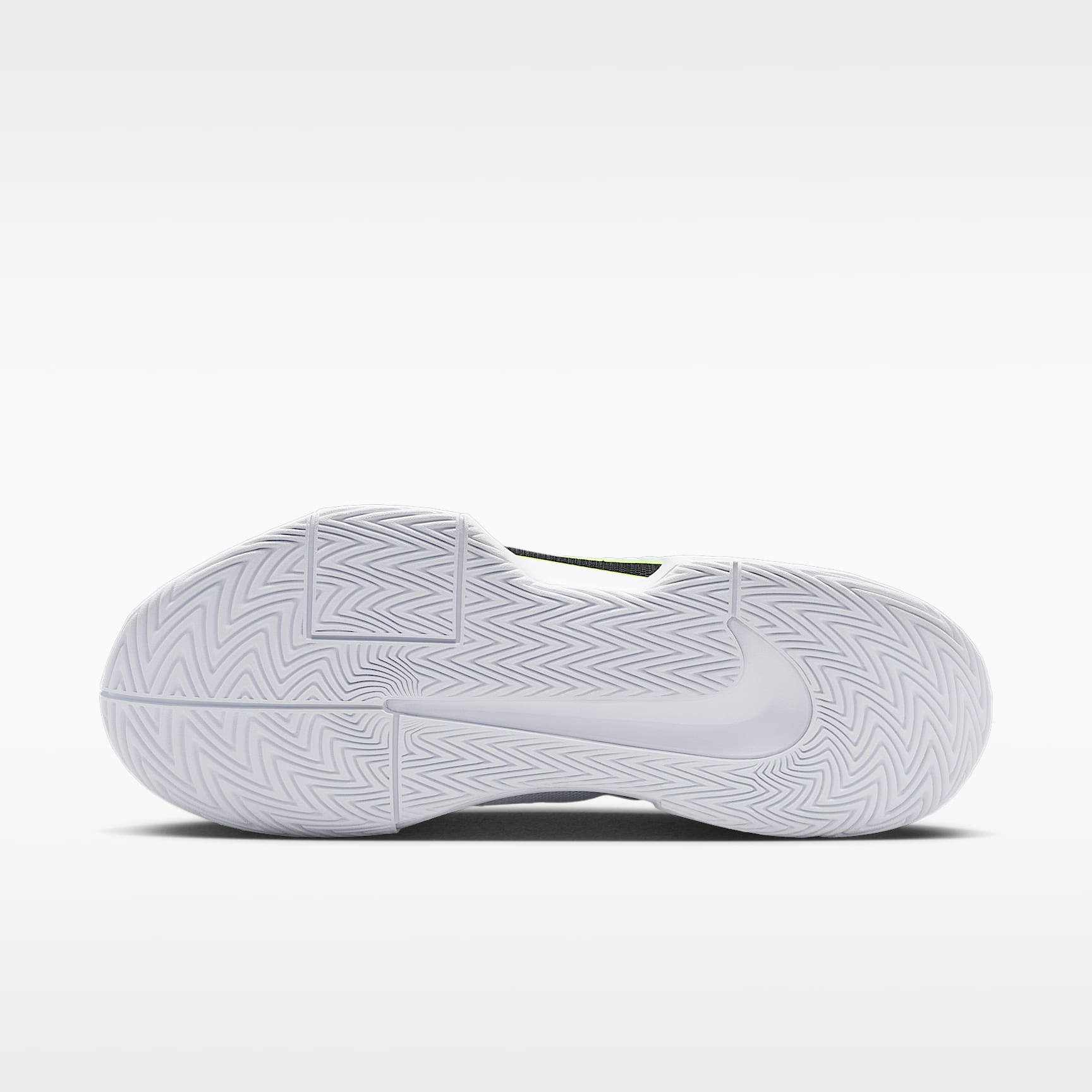 Nike GP Challenge Pro Herren-Tennisschuh für Hartplätze – Weiß/Pure Platinum/Volt/Schwarz