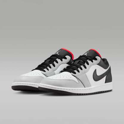 Air Jordan 1 Low Herrenschuh – Neutral Grey/Summit White/Infrared 23/Schwarz