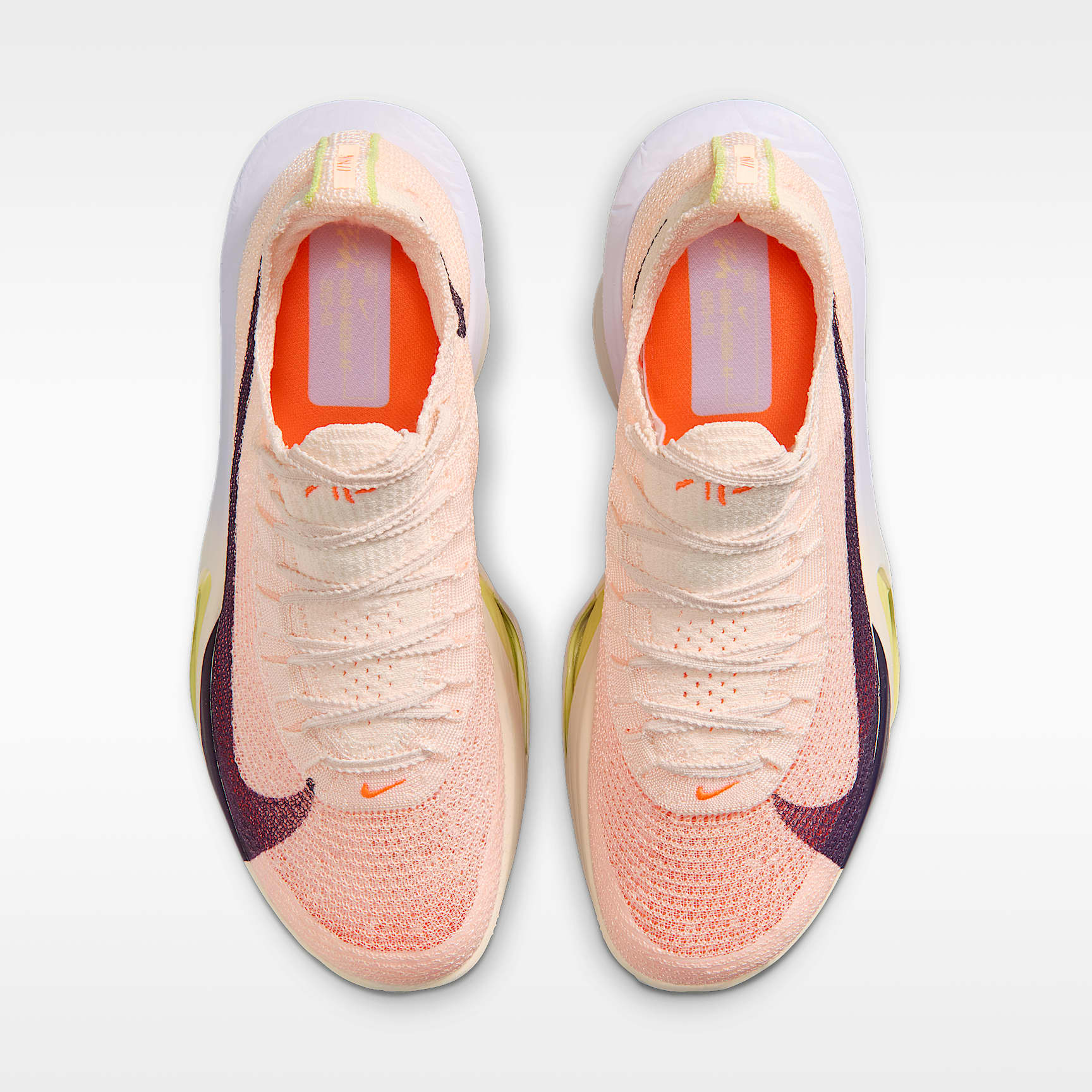 Nike Alphafly 3 Damen-Straßenlaufschuh für Wettkämpfe – Chalk/Hyper Crimson/Fennel/Purple Dynasty