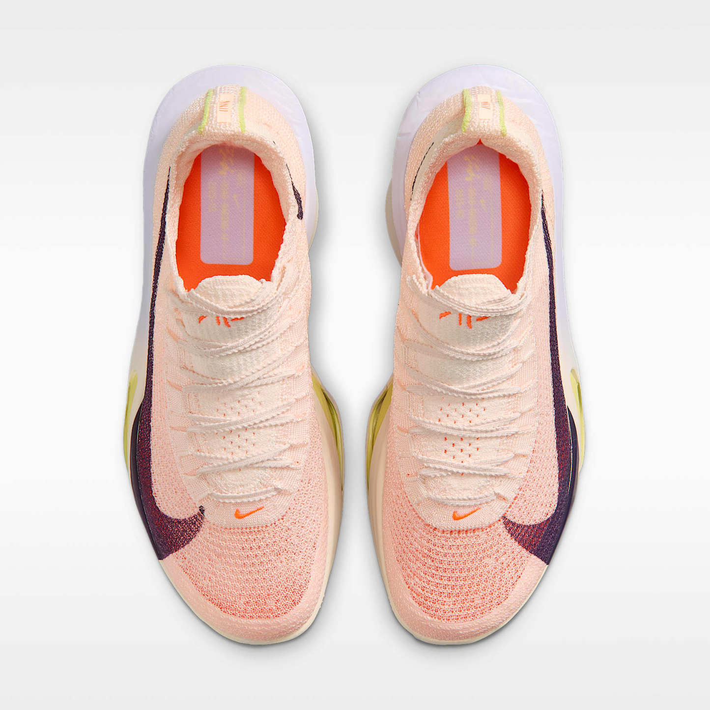Nike Alphafly 3 Damen-Straßenlaufschuh für Wettkämpfe – Chalk/Hyper Crimson/Fennel/Purple Dynasty