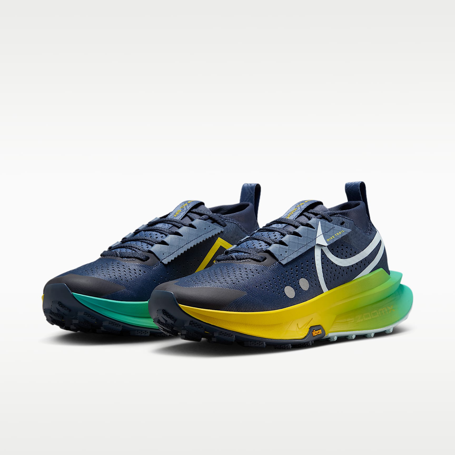 Nike Zegama 2 Traillaufschuh (Damen) – Thunder Blue/Diffused Blue/Opti Yellow/Glacier Blue