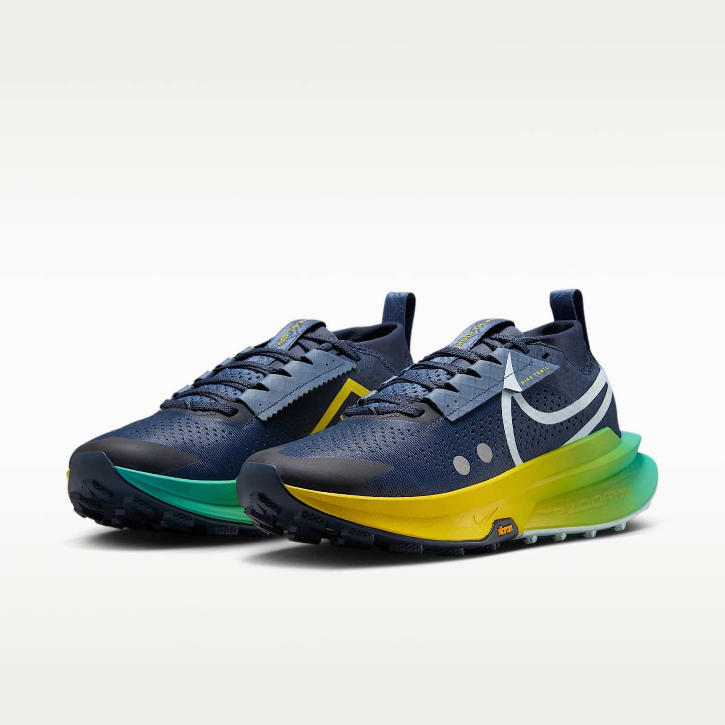 Nike Zegama 2 Traillaufschuh (Damen) – Thunder Blue/Diffused Blue/Opti Yellow/Glacier Blue