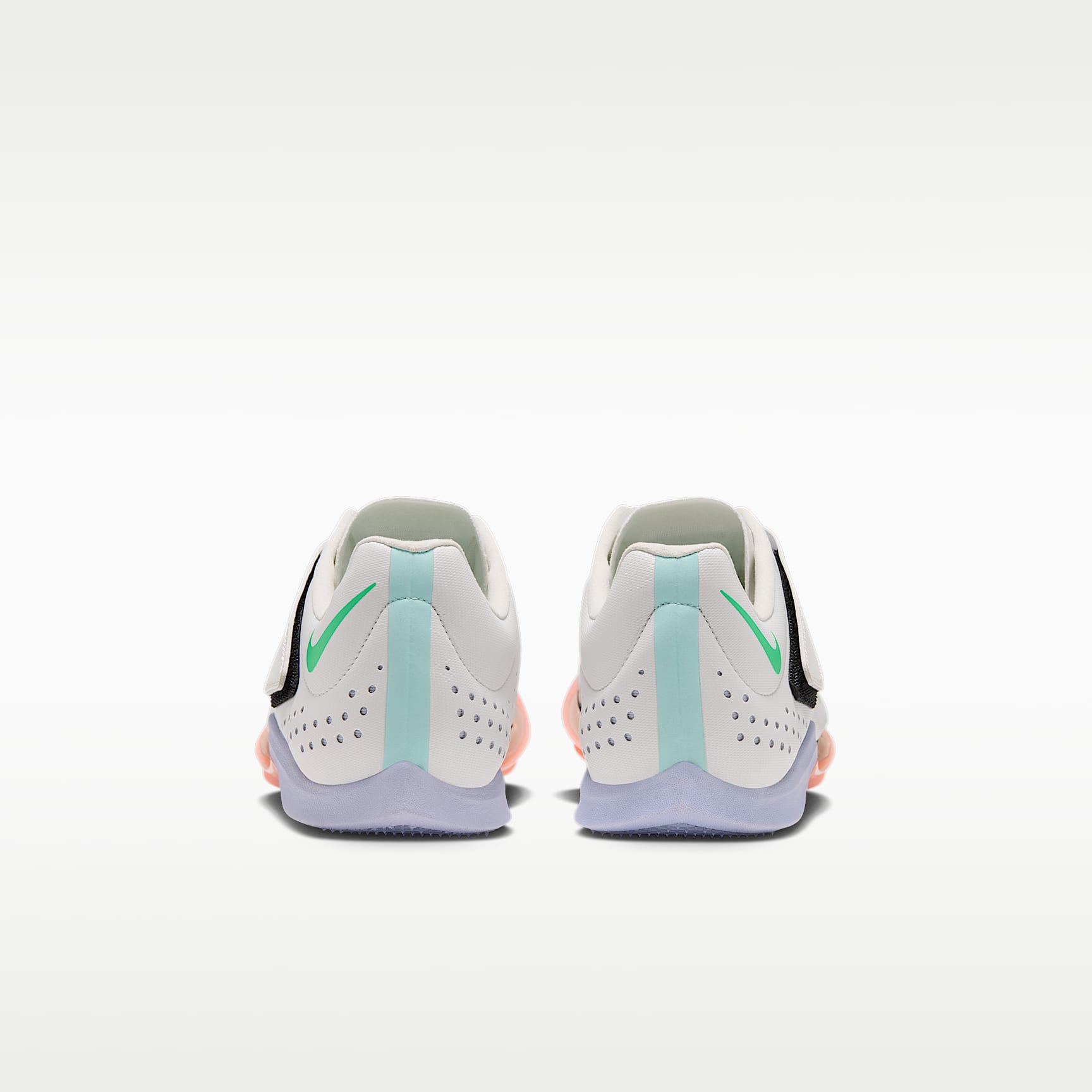 Nike Long Jump Elite Sprung-Spike für Leichtathletik – Summit White/Palest Purple/Jade Ice/Electro Green
