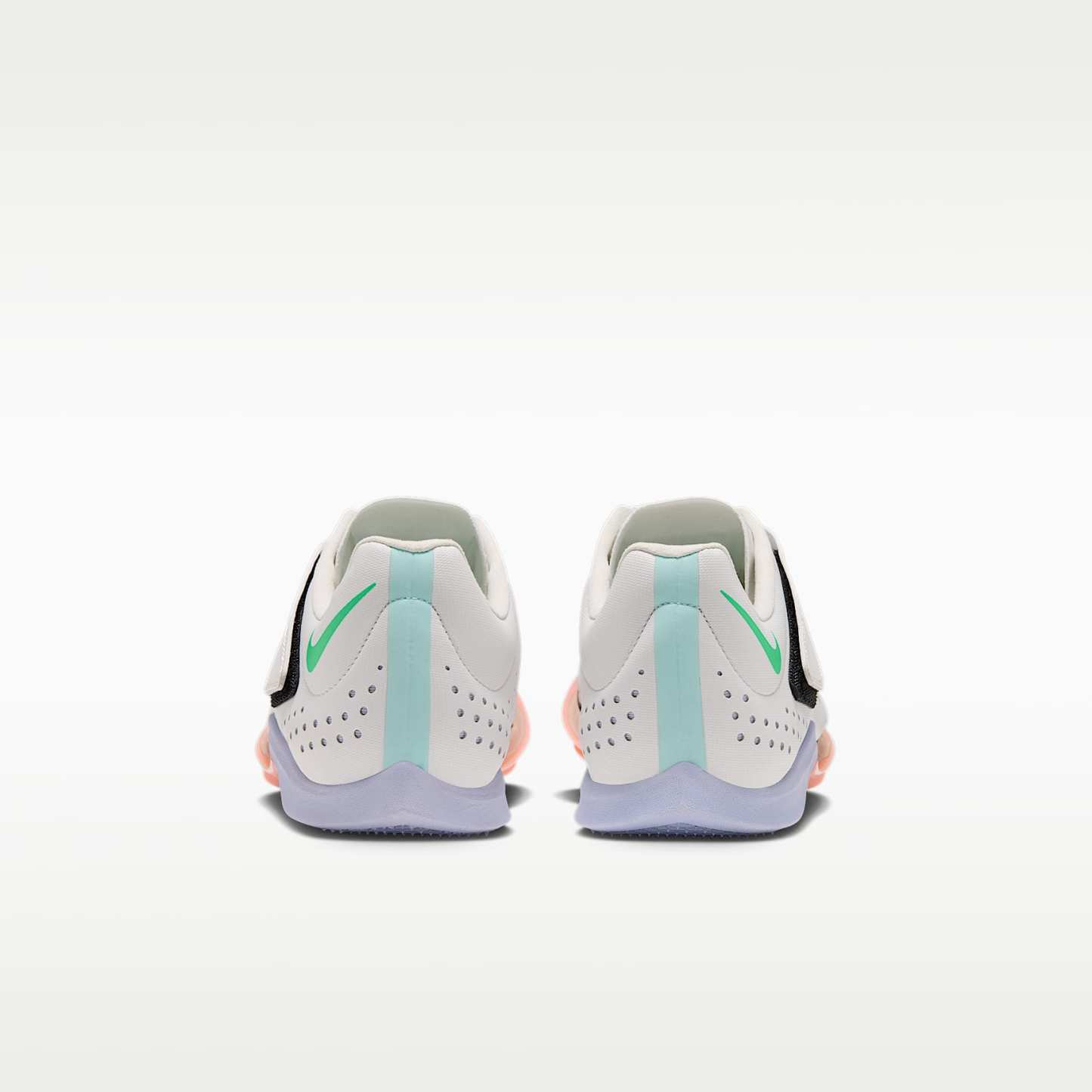 Nike Long Jump Elite Sprung-Spike für Leichtathletik – Summit White/Palest Purple/Jade Ice/Electro Green