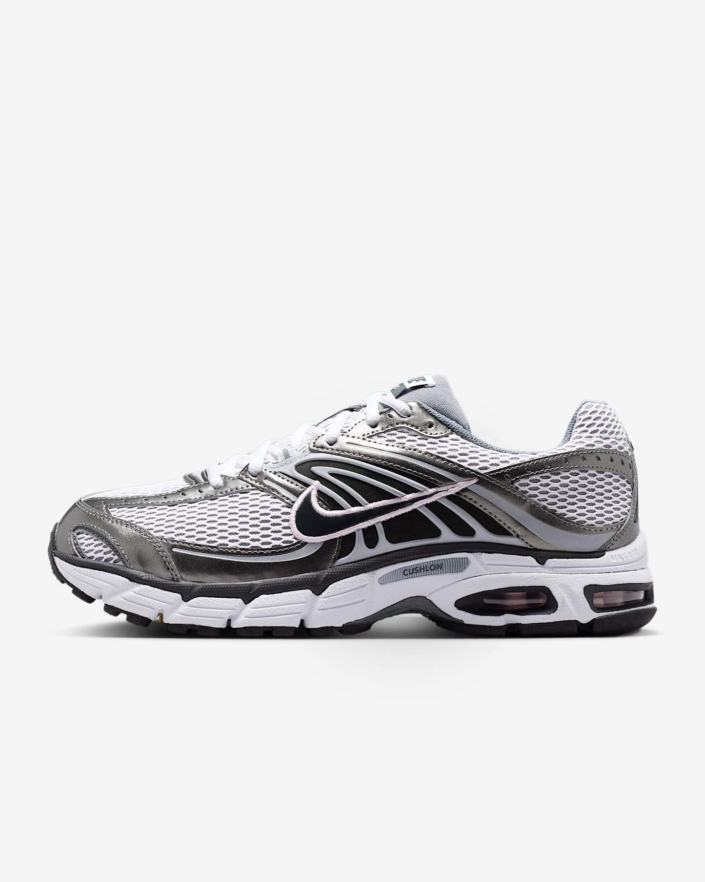 Nike Air Max Moto 2K Schuh (Herren) – Smoke Grey/Anthracite/Pink Foam/Weiß