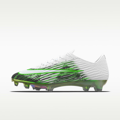 Nike Mercurial Superfly 11 Elite By You personalisierbarer Low-Top-Fußballschuh für normalen Rasen – Weiß/Weiß [9103066846]