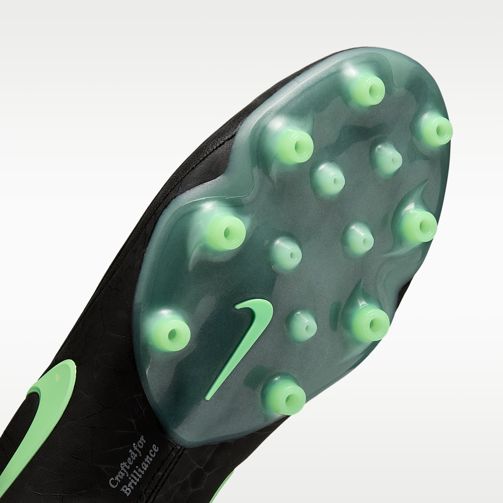 Nike Tiempo Maestro Elite Low Top Fußballschuh für Kunstrasen – Schwarz/Schwarz/Illusion Green
