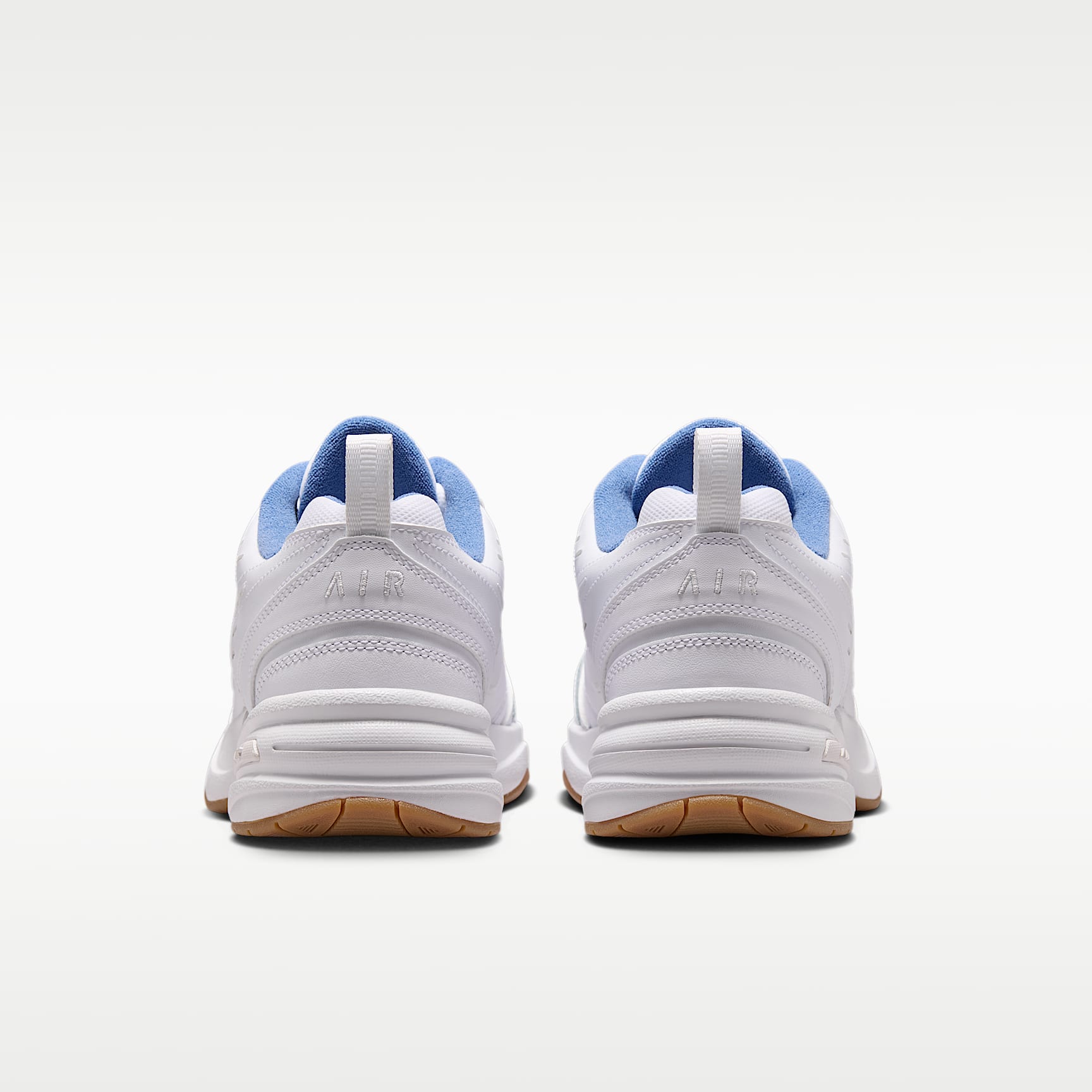 Nike Air Monarch IV Workout-Schuh für Herren – Weiß/Indigo Storm/Gum Light Brown/Weiß