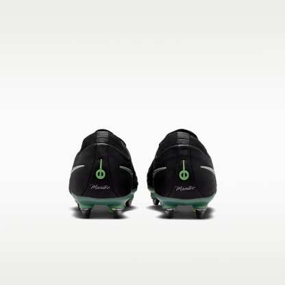 Nike Tiempo Maestro Elite Low Top Fußballschuh für weichen Rasen – Schwarz/Schwarz/Illusion Green