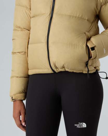1996 Retro Nuptse Jacke für Damen – Khaki Stone-Recycled Down