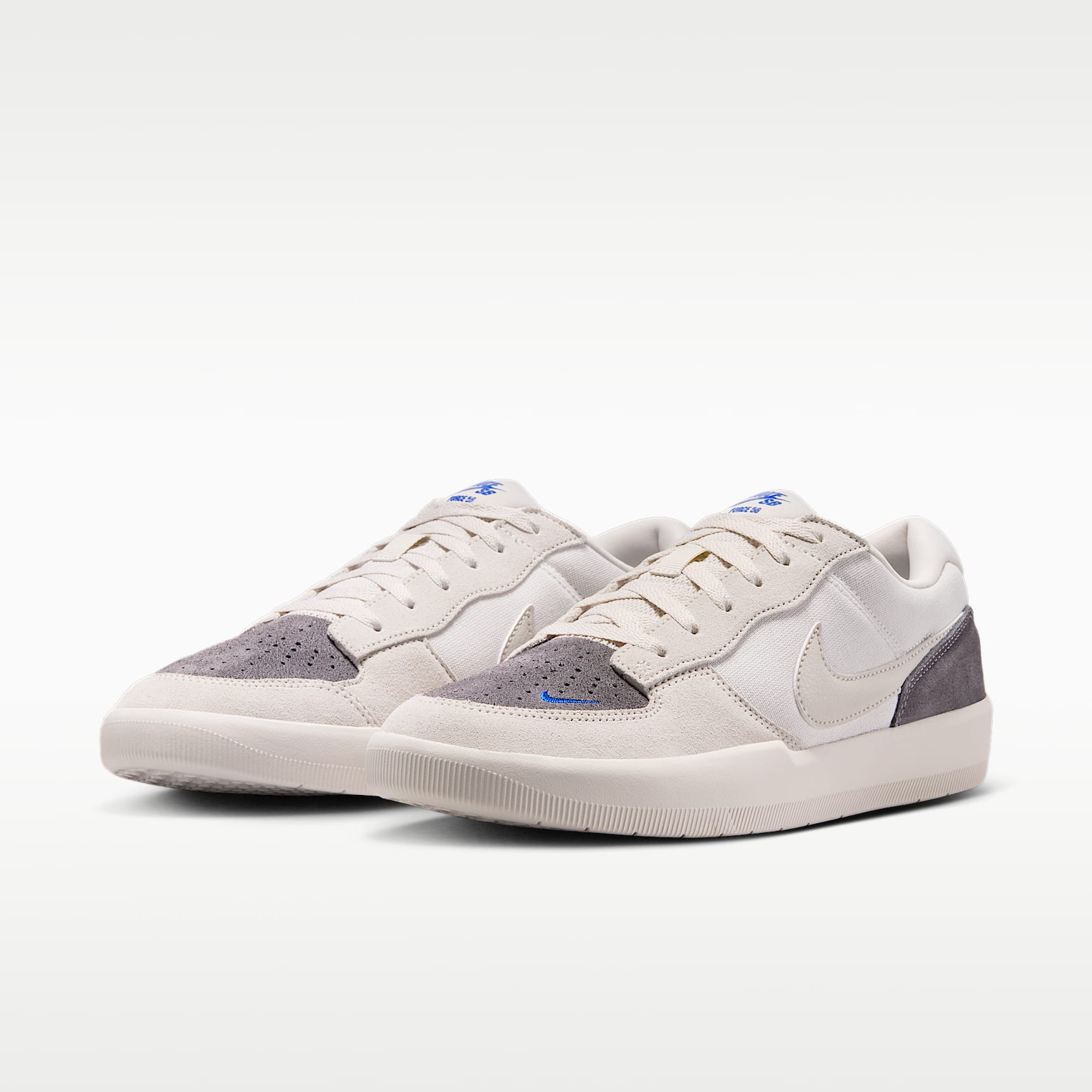 Nike SB Force 58 Skateboardschuh – Phantom/Pencil Point/Old Royal/Light Orewood Brown