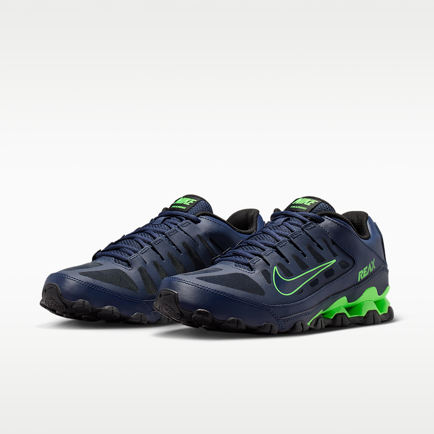 Nike Reax 8 TR Workout-Schuh für Herren – Obsidian/Schwarz/Green Strike