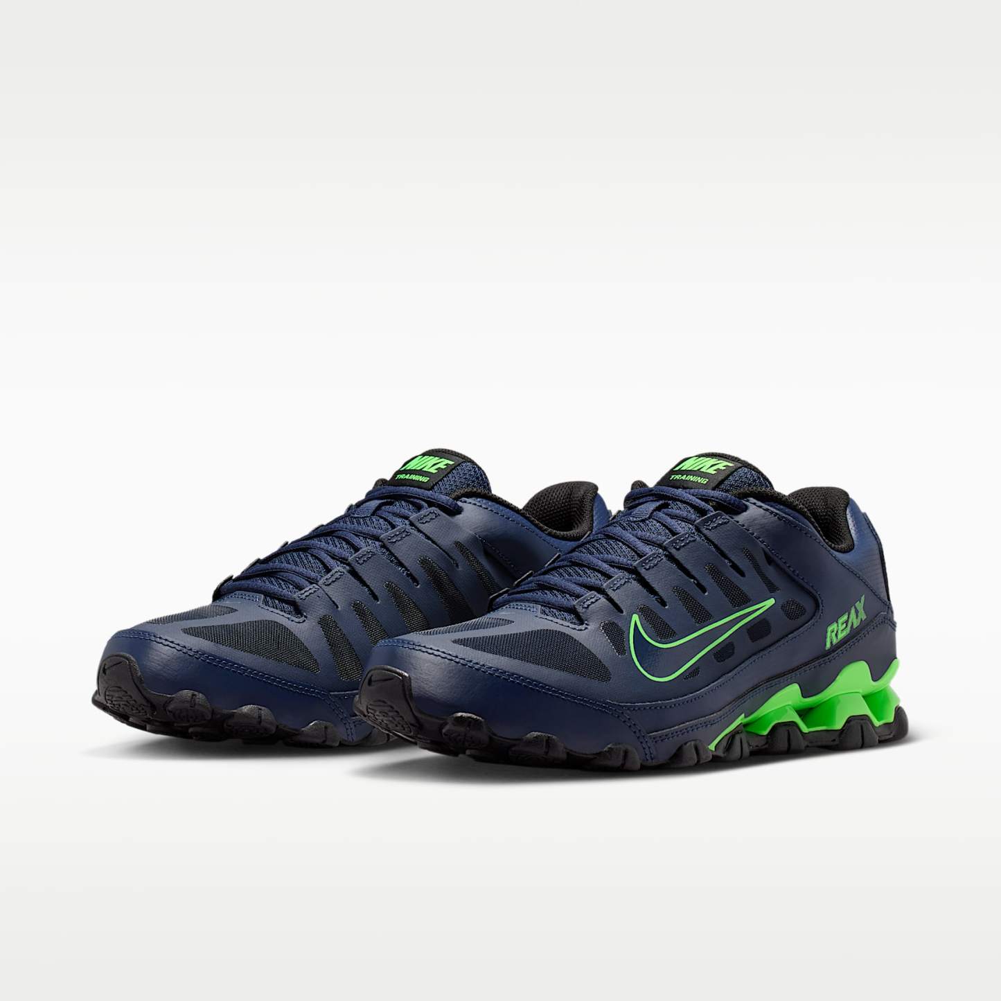 Nike Reax 8 TR Workout-Schuh für Herren – Obsidian/Schwarz/Green Strike