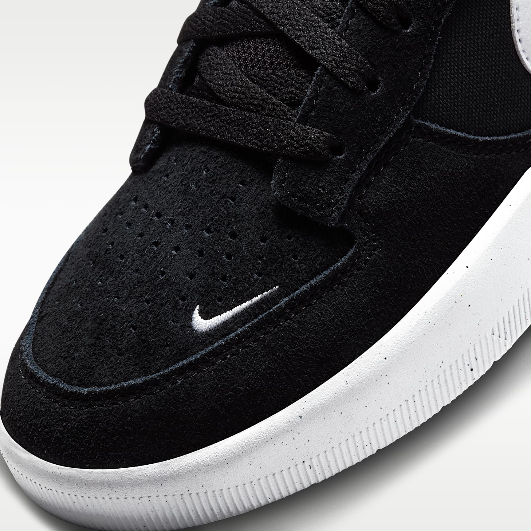 Nike SB Force 58 Skateboardschuh – Schwarz/Schwarz/Weiß
