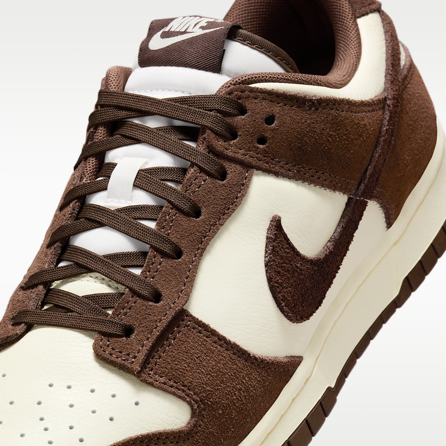 Nike Dunk Low Retro SE Leather/Suede Schuh (Herren) – Pale Ivory/Pale Ivory/Baroque Brown