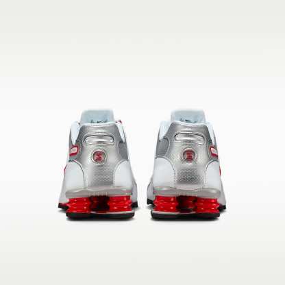 Nike Shox NZ Herrenschuh – Weiß/Sport Red/Cool Grey/Metallic Silver