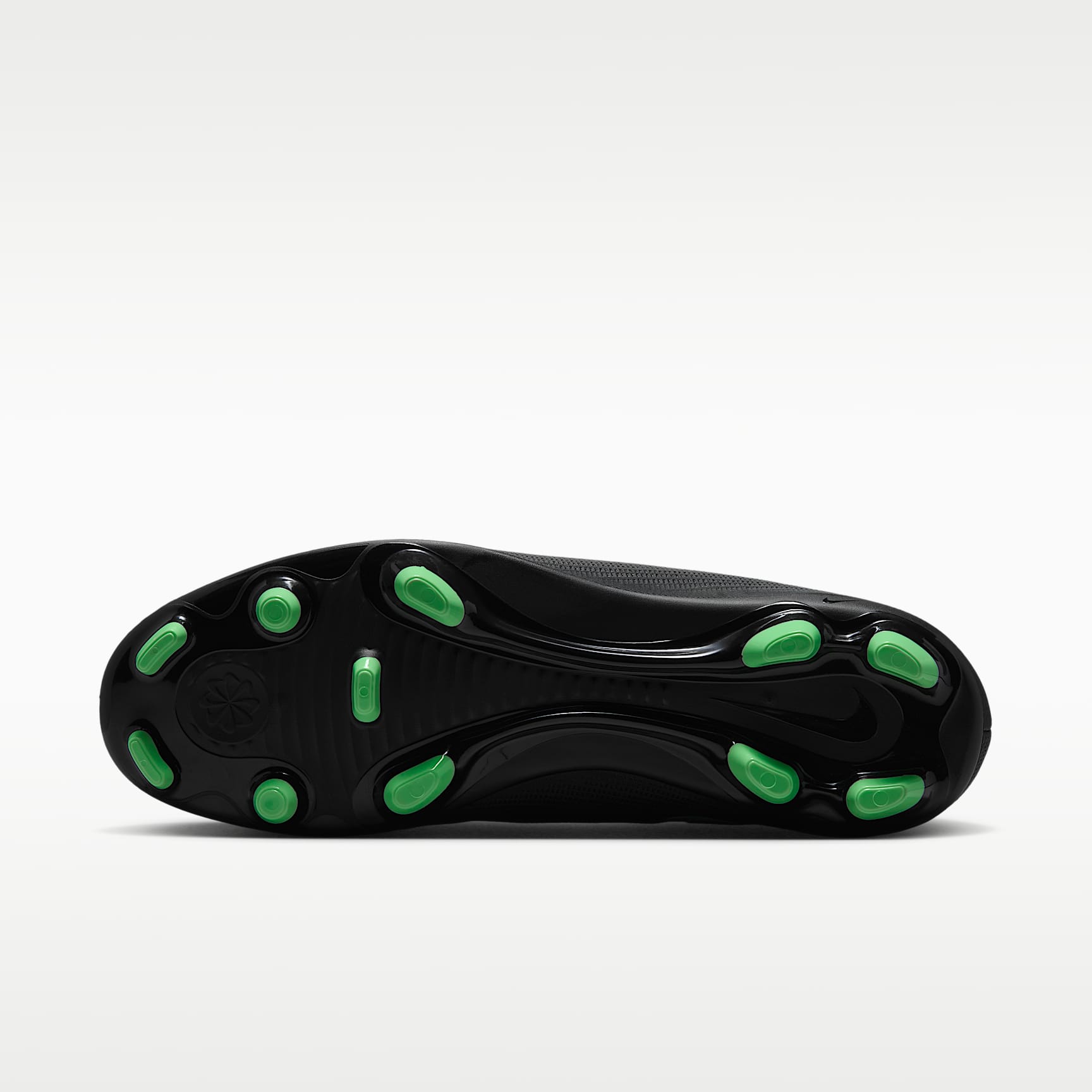 Nike Mercurial Superfly 11 Club High-Top-Fußballschuh für verschiedene Böden – Schwarz/Schwarz/Illusion Green