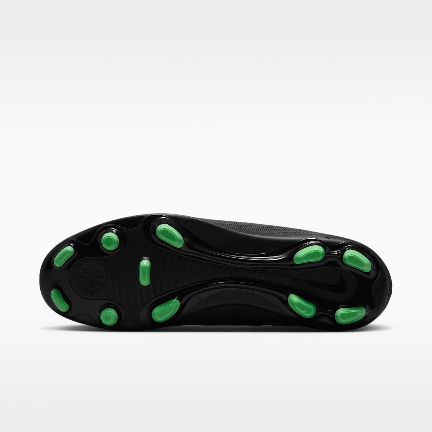 Nike Mercurial Superfly 11 Club High-Top-Fußballschuh für verschiedene Böden – Schwarz/Schwarz/Illusion Green