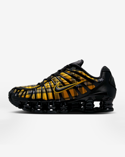 Nike Shox TL Schuh (Damen) – Schwarz/Weiß/Yellow Ochre/Schwarz