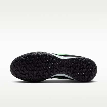 Nike Tiempo Ligera Pro Low-Top-Fußballschuh für Turf – Schwarz/Schwarz/Illusion Green