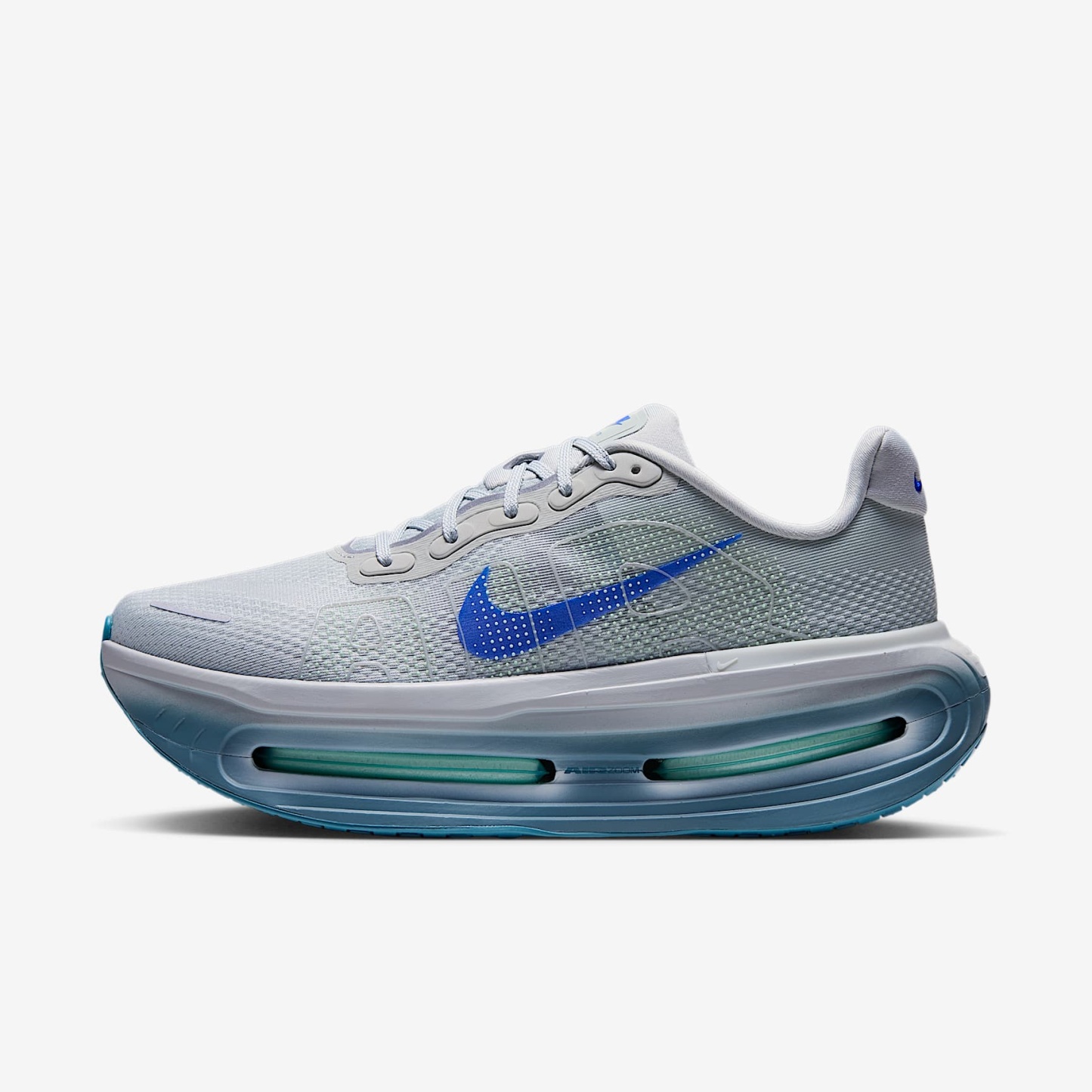 Nike Vomero Premium Straßenlaufschuh (Herren) – Grey Mist/Smokey Blue/Barely Green/Racer Blue