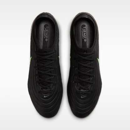 Nike Tiempo Maestro Elite Low Top Fußballschuh für normalen Rasen – Schwarz/Schwarz/Illusion Green